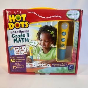 Educational Insights Hot Dots Junior Let's Master Grade 1 Math